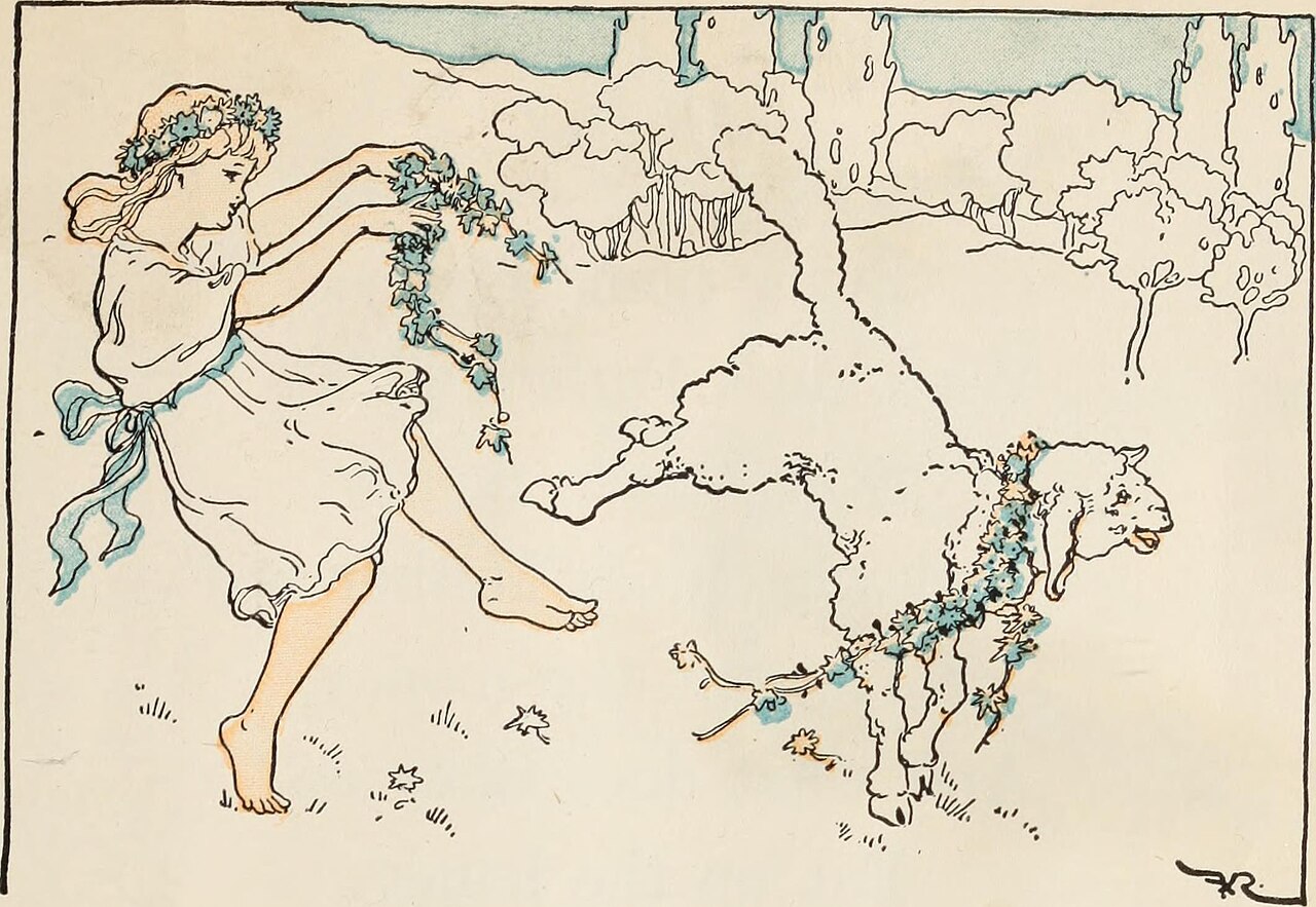 reading literature (foto: Internet Archive Book Images / No restrictions, Wikimedia Commons)