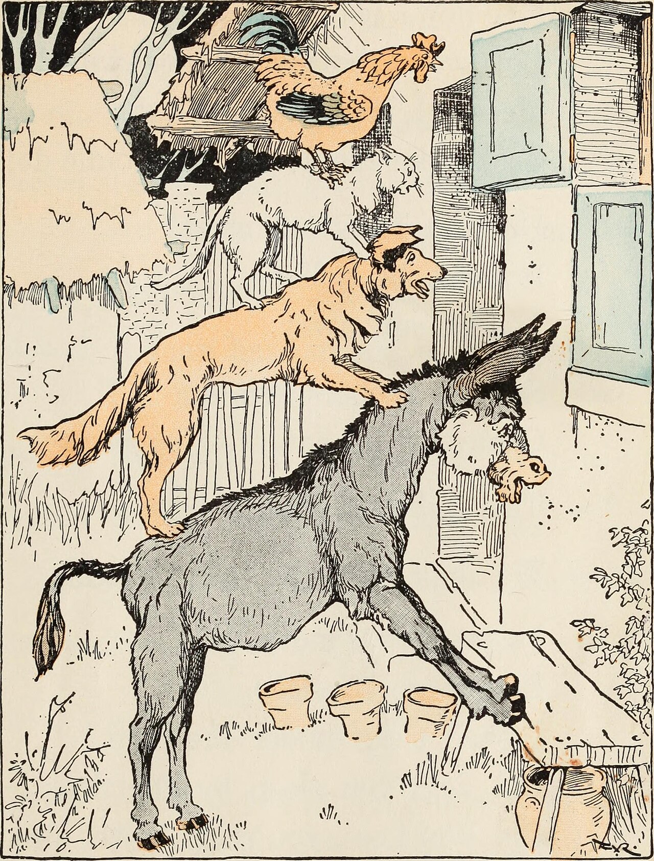 reading literature (foto: Internet Archive Book Images / No restrictions, Wikimedia Commons)