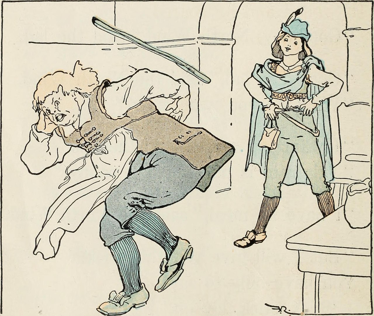 reading literature (foto: Internet Archive Book Images / No restrictions, Wikimedia Commons)