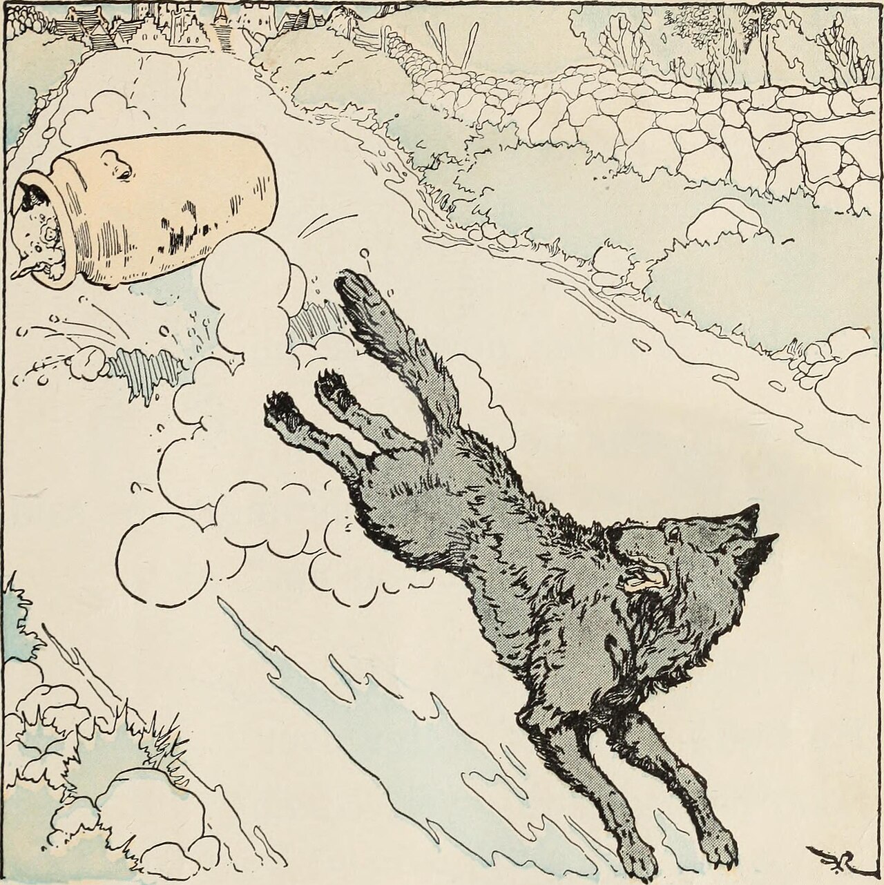 reading literature (foto: Internet Archive Book Images / No restrictions, Wikimedia Commons)