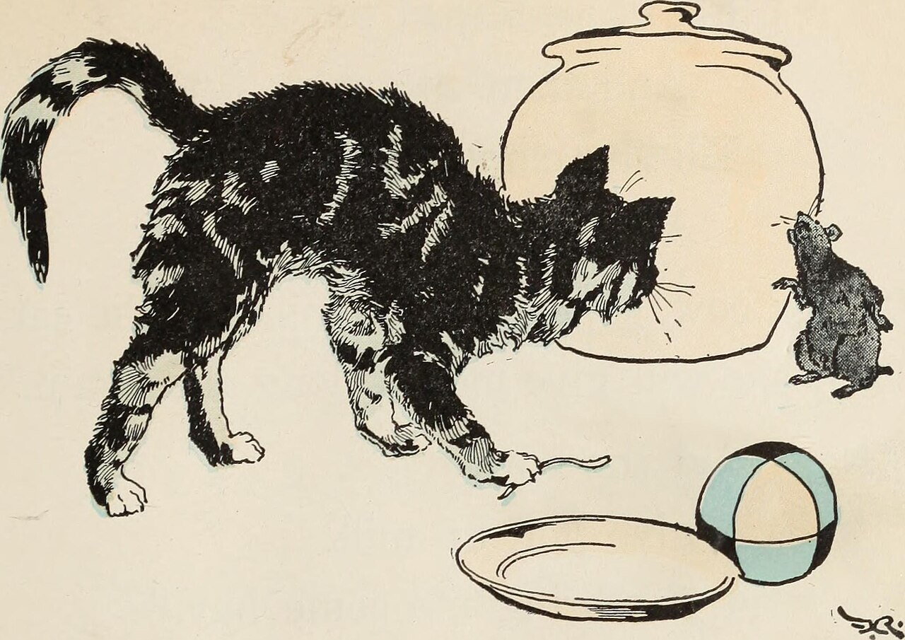 reading literature (foto: Internet Archive Book Images / No restrictions, Wikimedia Commons)