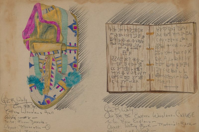 open book writing (foto: George B. Wally / CC0, Wikimedia Commons)